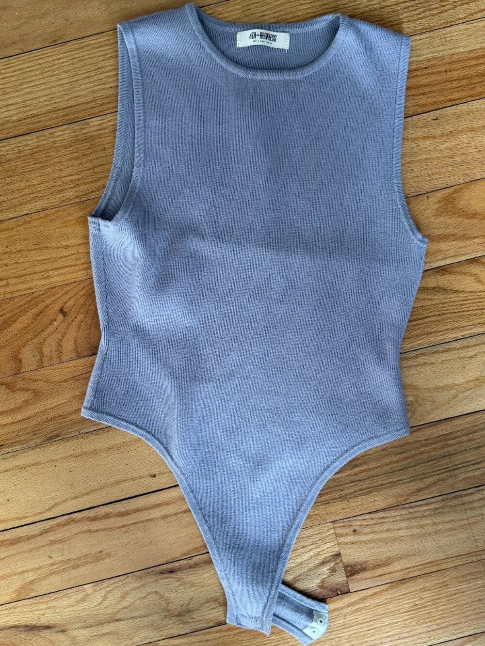 lilac knit bodysuit